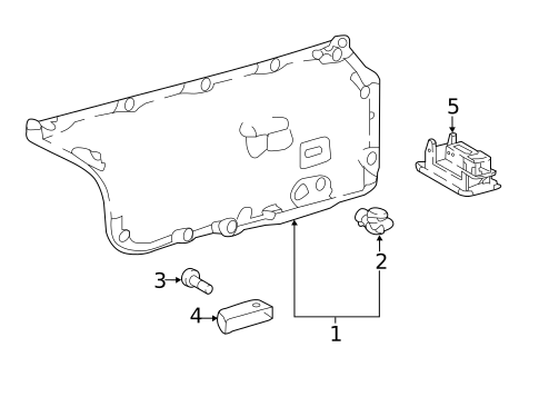 Interior Trim - Trunk for 2025 Lexus LS500h #0