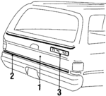 6260986 - Body: Nameplate for Chevrolet: Blazer, C/K Pickup, K5 Blazer, R10, R20, R2500, R30, R3500, Suburban C10, Suburban C20, Suburban K10, Suburban K20, Suburban R10, Suburban R20, Suburban V10, Suburban V20, V10, V20, V30, V3500 | GMC: C1500 Pickup, C2500 Pickup, C3500 Pickup, Jimmy, K1500 Pickup, K2500 Pickup, K3500 Pickup, R1500 Pickup, R2500 Pickup, R3500 Pickup, Suburban C1500, Suburban C2500, Suburban K1500, Suburban K2500, Suburban R1500, Suburban R2500, V1500, V1500 Suburban, V2500, V2500 Suburban, V3500 Image