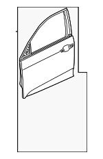 67010T20A00ZZ - Body: Door Shell for Honda Image
