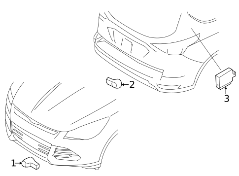 Parking Aid for 2016 Ford Escape #1