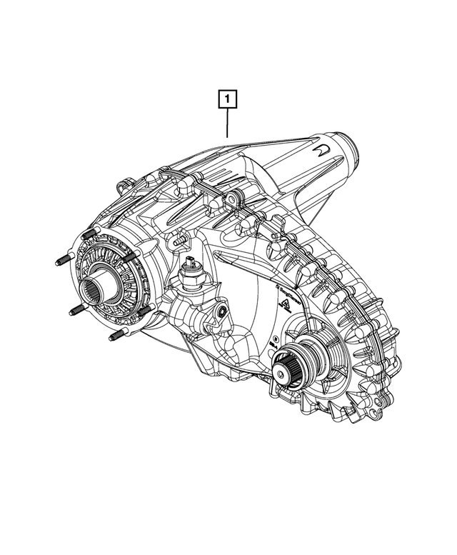 68396129AC - Transfer Case and Power Transfer Unit: Bw 44-47 Transfer Case for Mopar Image