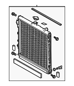 164000S030 - Cooling System: Radiator for Toyota: Tundra Image