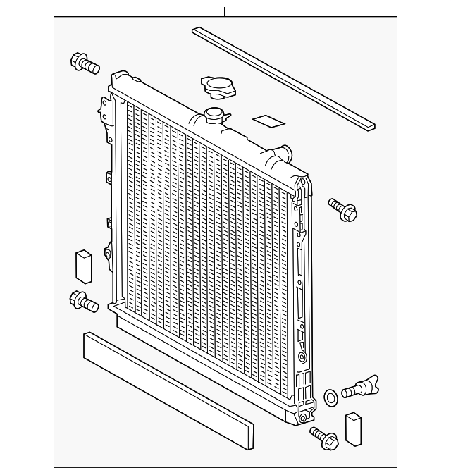 164000S030 - Radiator Assembly 2014-2021 Toyota Tundra