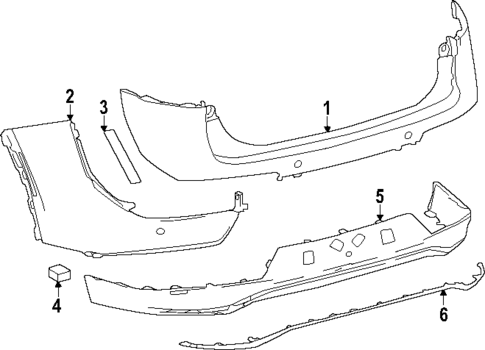Bumper & Components - Rear for 2024 Toyota Crown #1