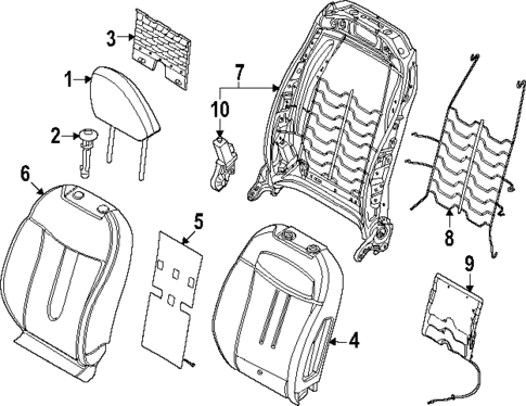 Driver Seat Components for 2025 Mini Countryman #3