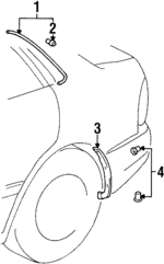 94857712 - Body: Drip Molding for GM Image