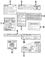 4591555 - Body: Emission Label for Chrysler: Sebring | Dodge: Avenger Image