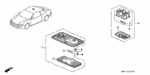 35409SD2003 - Electrical/Exhaust/Heater/Fuel: SCREW, GROUND (4X12) (ZN) for Honda Image