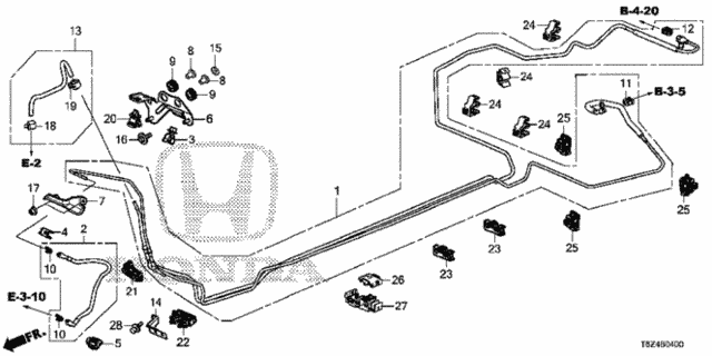 Fuel Pipe for 2019 Honda Ridgeline #0