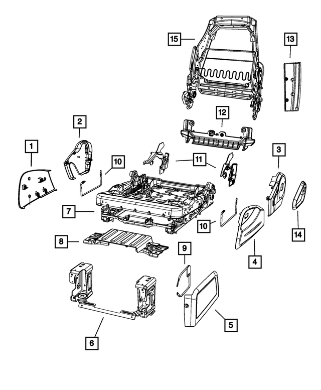 68002413AA - : Bracket, Inboard for Mopar Image