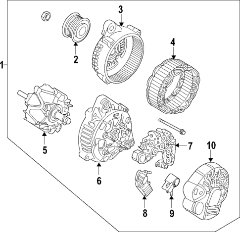Alternator for 2012 Kia Optima #0