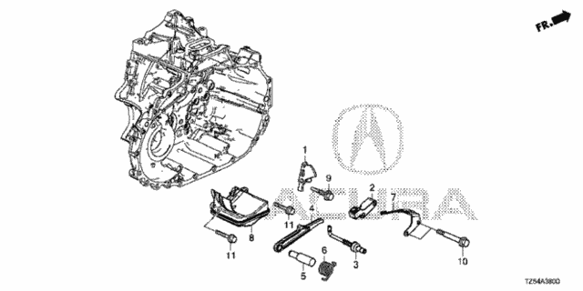 AT Parking Lever (DCT) for 2017 Acura MDX #0