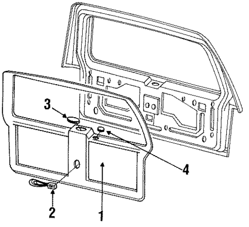 Interior Trim for 1991 Ford Explorer #0