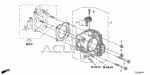 16176RCAA02 - Engine: GASKET, THROTTLE BODY for Acura Image