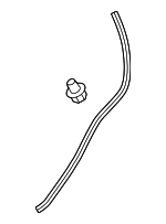 72864T7WA01 - : Rear Weather-Strip for Honda: HR-V Image