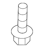 1125N2021 - Suspension: Suspension Cross-member Bolt for Nissan: Juke, Kicks, Kicks Play, LEAF, Micra, Qashqai, Rogue, Rogue Select, Rogue Sport, Sentra, Versa Image image