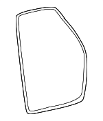 XW7Z54253A10AAC - Body: Weatherstrip for Ford: Crown Victoria | Mercury: Grand Marquis, Marauder Image
