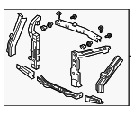 60400THR316ZZ - : Radiator Support for Honda: Odyssey Image