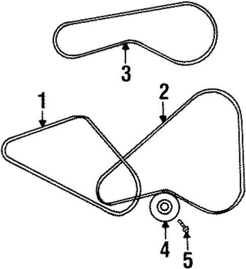 Belts & Pulleys for 1996 Suzuki Swift #0