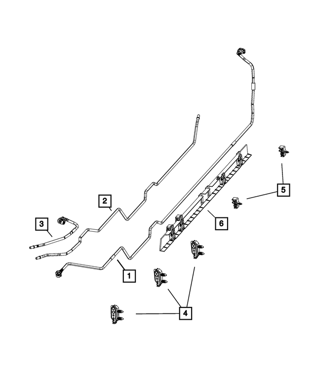 « 68307839AB – Fuel and Accelerator Pedal : Alimentation De Carburant Tube pour Mopar Image »