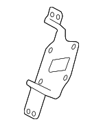 280395RB0A - Body: Radio Mount Bracket for Nissan: Kicks, Kicks Play Image