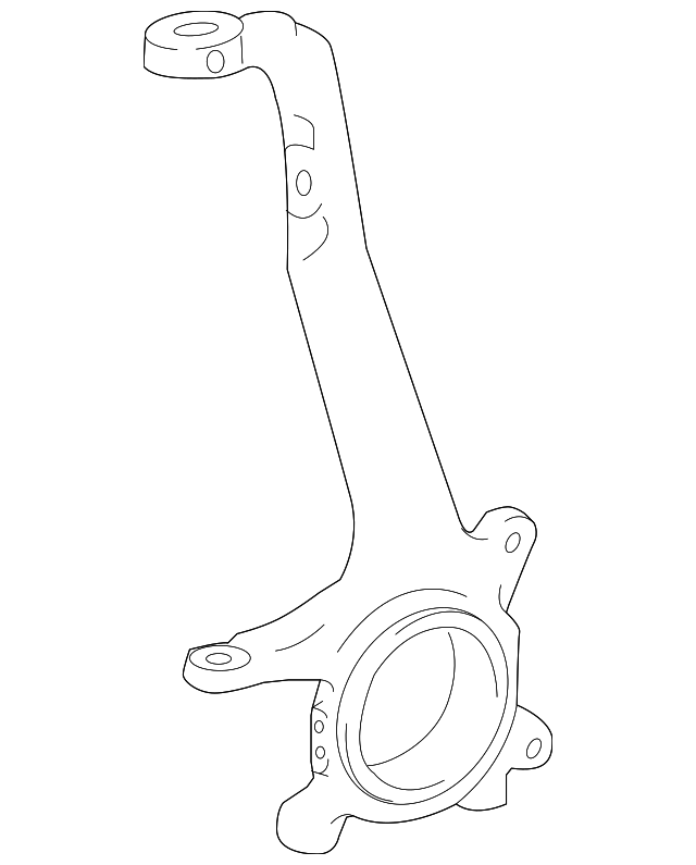 Genuine Toyota Knuckle part# 43212-04050 for 2005-2023