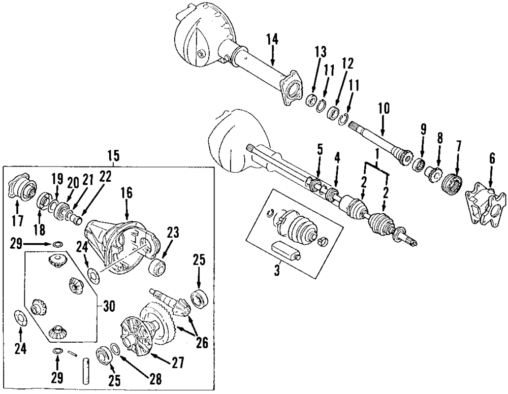 JUNK.ページ 1996-2004 Isuzu Inner Shaft 8971881741 | Isuzu Parts Center
