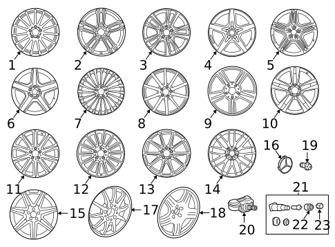 Wheels for 2020 Mercedes-Benz G63 AMG #2