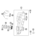 68042765AA - MP3010 Transfer Case: Transfer Front Case for Mopar Image