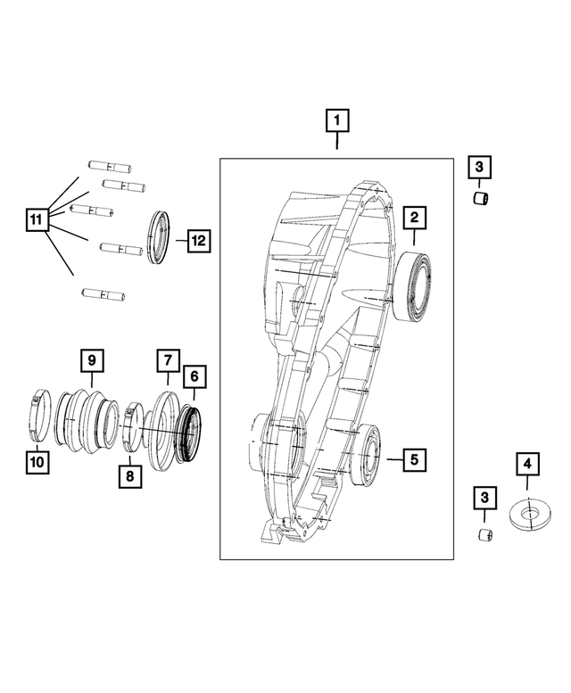5080236AA - MP3010 Transfer Case: Boot Clamp for Mopar Image