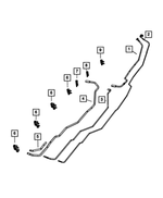 68465645AC - Fuel and Accelerator Pedal: Fuel Vapor Tube for Mopar Image