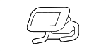 8W6955275DGRU - Body: Lmp Washer Cover for Audi Image