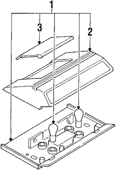 High Mount Lamps for 1990 Nissan Sentra #1