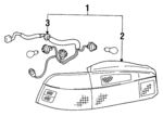 8155016450 - : Tail Lamp Assembly for Toyota Image