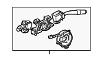 8431053280 - Steering: Combo Switch for Lexus: IS300 Image