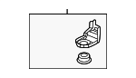 1970164AA00 - Cooling System: Inter-cooler Mount Bracket for Honda Image
