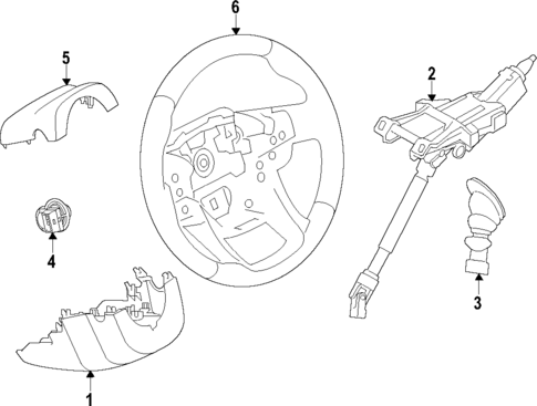 Steering Column for 2022 Land Rover Discovery Sport #1