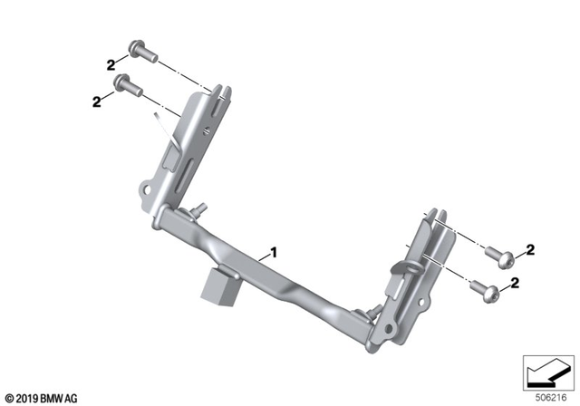 46518404540 - Frame and Mounting Parts: Holder -  for BMW-Motorrad Image image