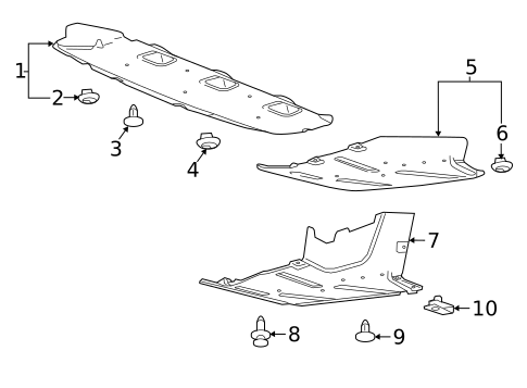 Bumper & Components - Rear for 2017 Cadillac CT6 #2