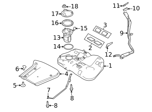 Fuel Pumps & Related Components for 2012 Ford Taurus #1
