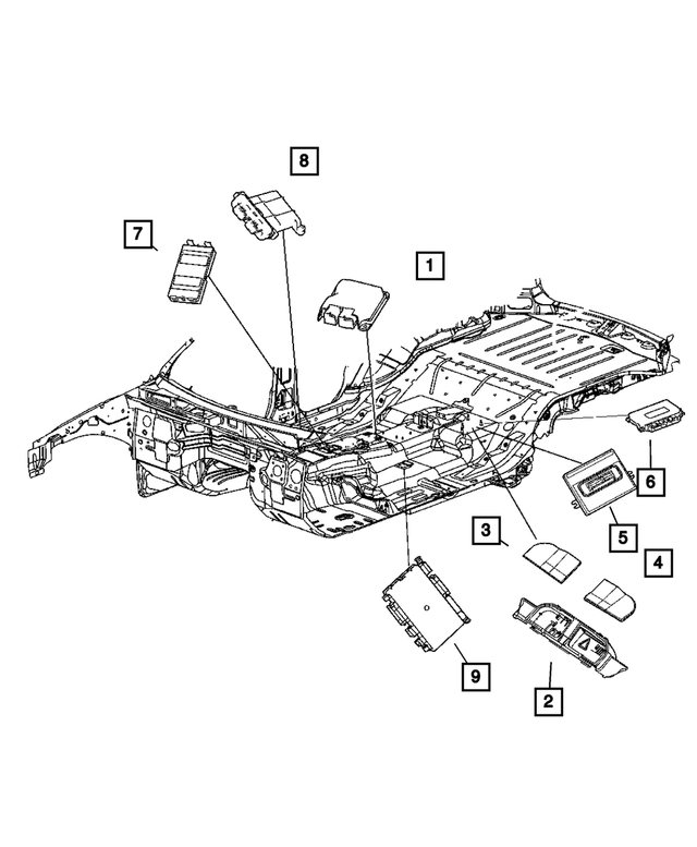 5KC46BD1AE - Electrical: Module Housing Support for Mopar Image