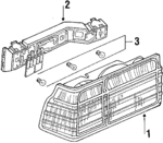 30794511114 - Electrical: Combo Lamp Assembly for Volkswagen: Fox Image