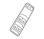 22290508097P82 - Body: Window Switch for Mercedes-Benz Image