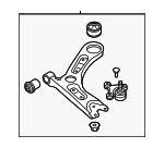 54501C1000 - : Lower Control Arm for Hyundai: Sonata Image