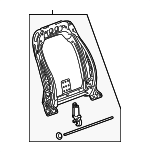 Front Passenger Side Seat Back Frame