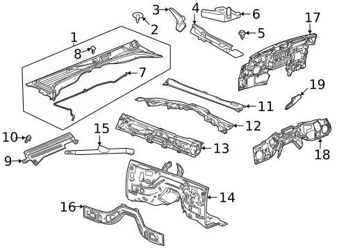 Cowl for 2025 Cadillac CT4 #0