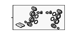 447802440 - : Caliper Seal Kit for Lexus: RX350, RX350h, TX350 Image