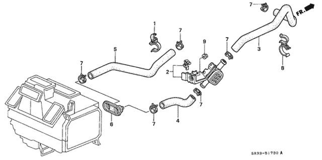 Water Valve for 1995 Honda Civic #0