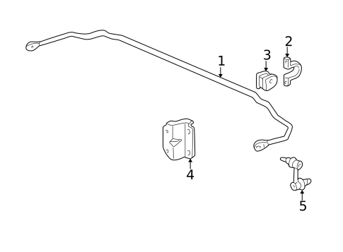 Stabilizer Bar & Components for 2000 Honda Civic #0