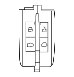 BA1Z15K601E - : Keyless Entry Transmitter for Ford Image